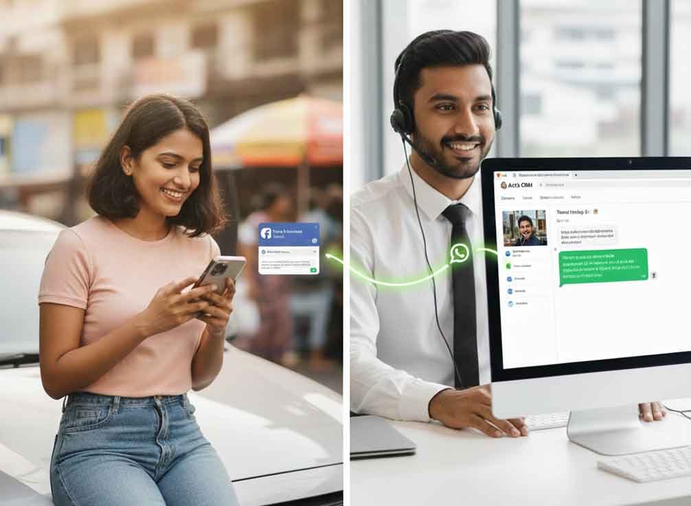 CRM in Sri Lanka dashboard for managing digital marketing leads 
