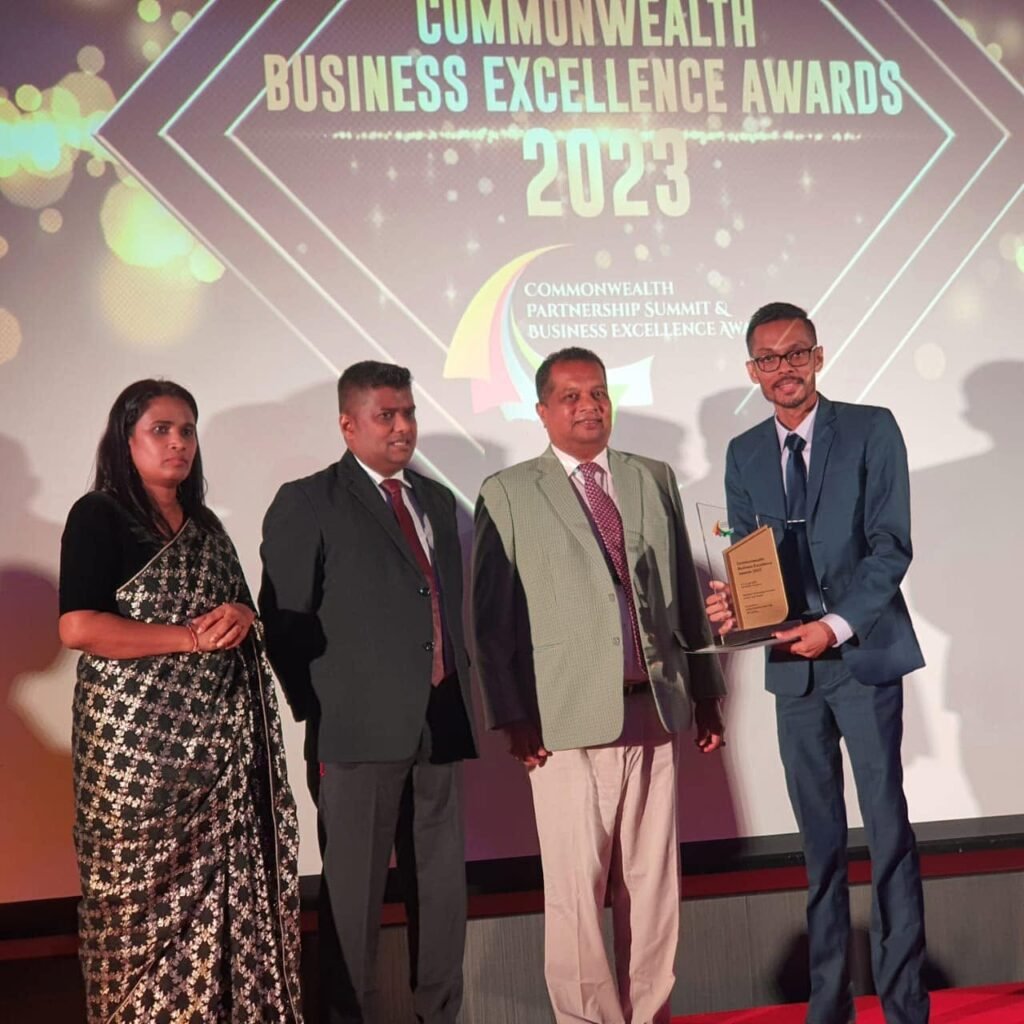 Commonwealth Business Excellence Awards 2023, Best Business Technology Provider of the Year, presented to Ants Creation